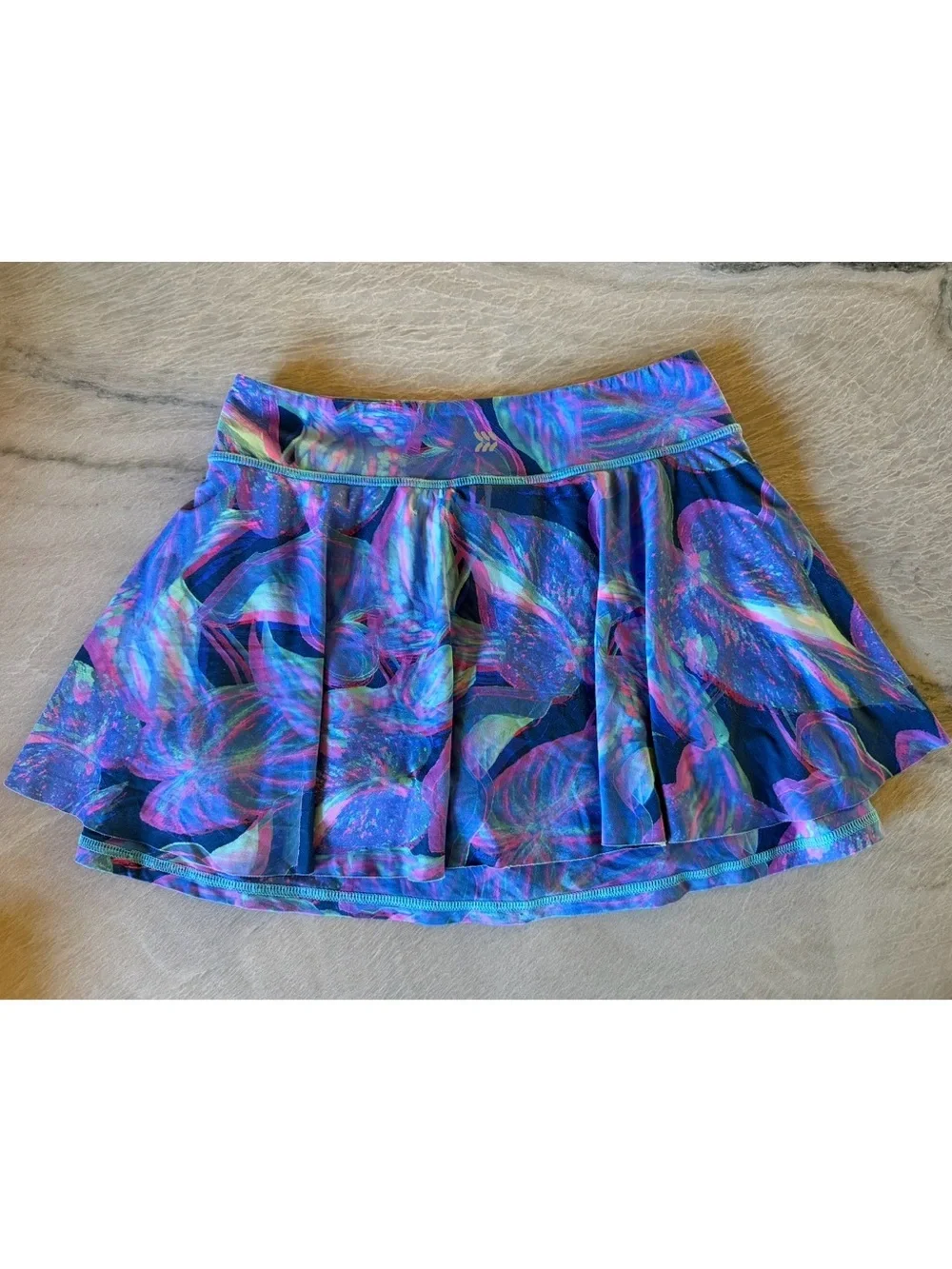 WONDER NATION | L 10/12 | Black White Checkered Cotton Leggings + Skirt Lot